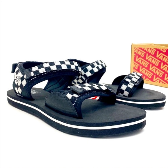 VANS Tri-Lock Check Print Sandals - Picture 6 of 12